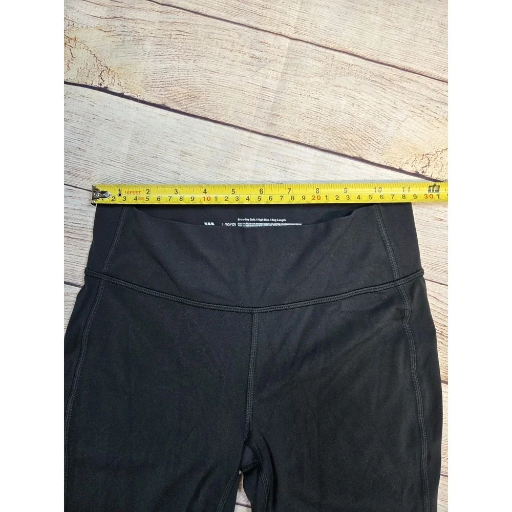 All‎ In Motion Girl's Size Large Everyday Soft High-Rise Leggings Black Flare